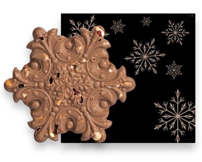 Milk chocolate product LAVIVA CHOCOLATE Snowflake