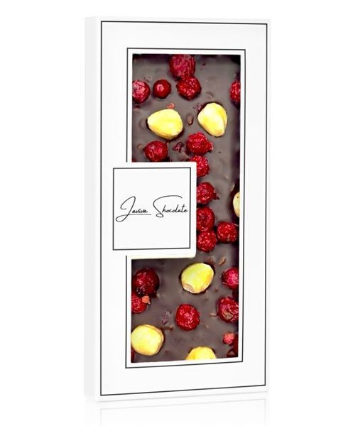 Шоколад чорний без цукру LAVIVA CHOCOLATE Фундук UA-0052 фото