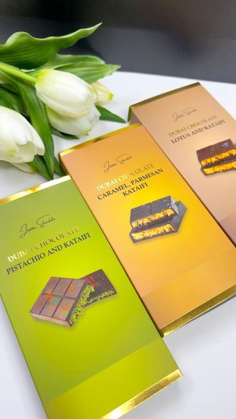 Дубайский шоколад карамель и катаифи LАVIVA CHOCOLATE, 200г UA-0312 фото