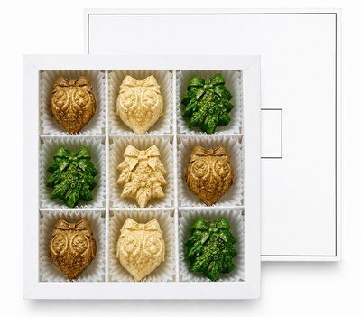 Конфеты шоколадные LAVIVA CHOCOLATE Новогодние игрушки, 100г UA-0402-3 фото