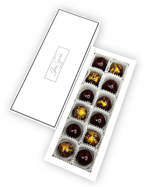 Set of 12 chocolate candies Fresco gold