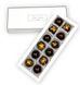 Set of 12 chocolate candies Fresco gold