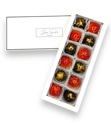 Цукерки шоколадні з начинкою LAVIVA CHOCOLATE Fresco red, 180г UA-0264 фото