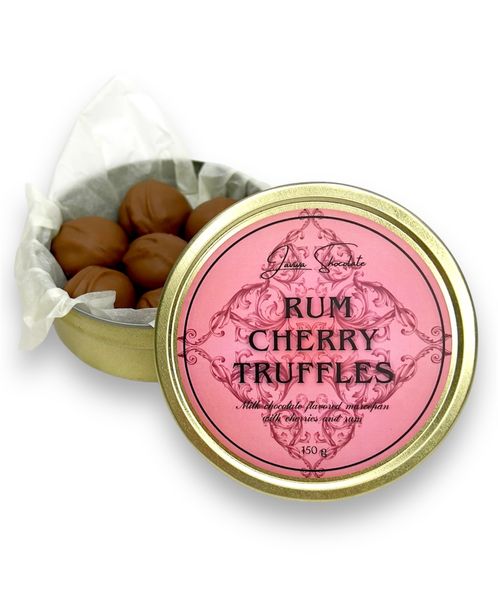 Chocolate candies LAVIVA CHOCOLATE Rum Cherry Truffles, 150g