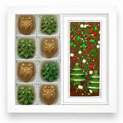 Цукерки шоколадні LAVIVA CHOCOLATE Новорічні іграшки, 200г UA-0999-1 фото