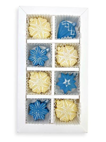 Конфеты шоколадные LAVIVA CHOCOLATE Новогодние игрушки 8 шт, 100г UA-0408 фото