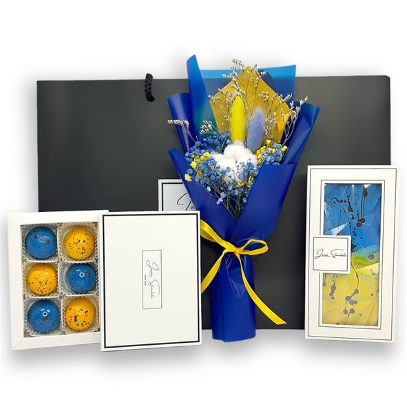 Gift set LAVIVA CHOCOLATE Ukrainian Heart