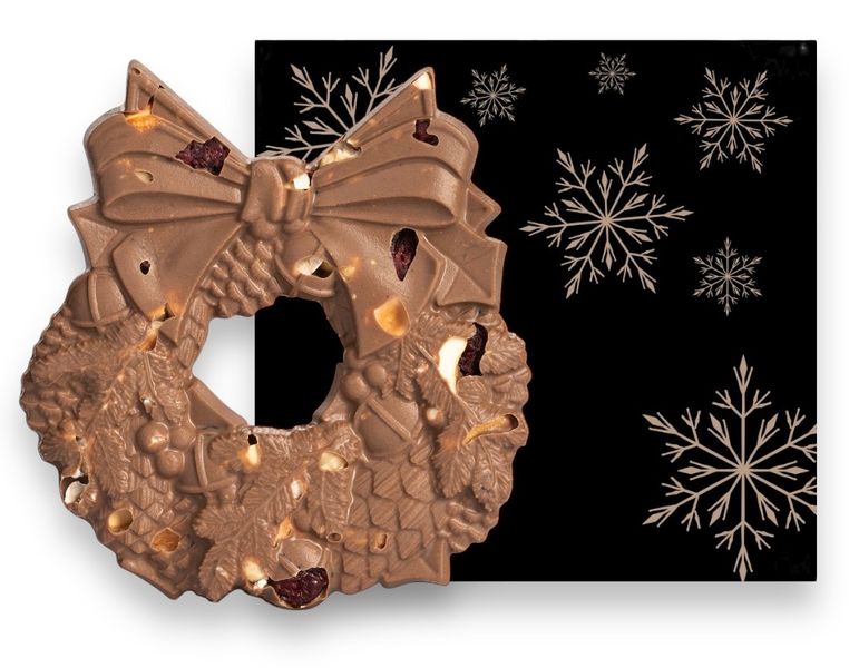 Milk chocolate product LAVIVA CHOCOLATE Wreath