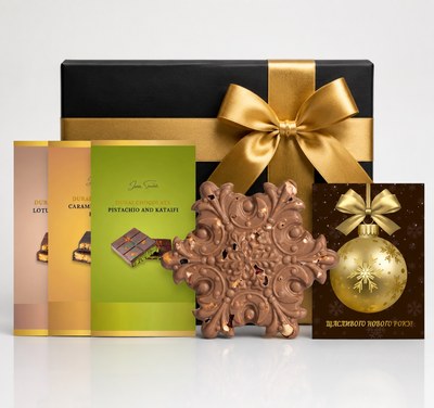 Дубайський шоколад набір Новорічний Trio LAVIVA CHOCOLATE UA-0323 фото