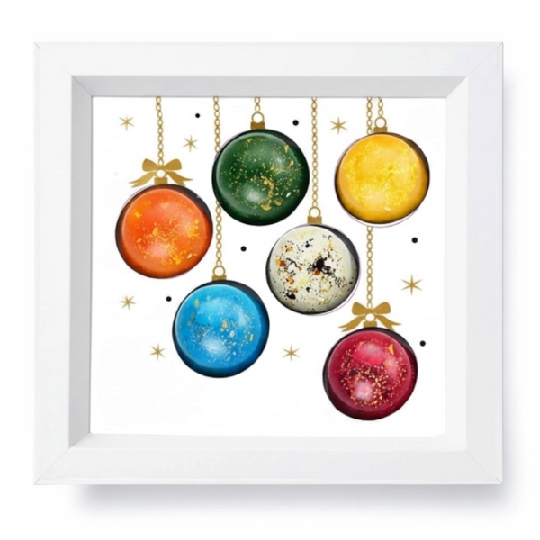 Chocolate candies LAVIVA CHOCOLATE Christmas ball, 90g