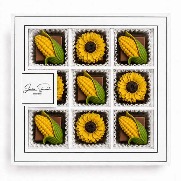 Конфеты шоколадные Кукуруза и Подсолнух LAVIVA CHOCOLATE  UA-1234 фото