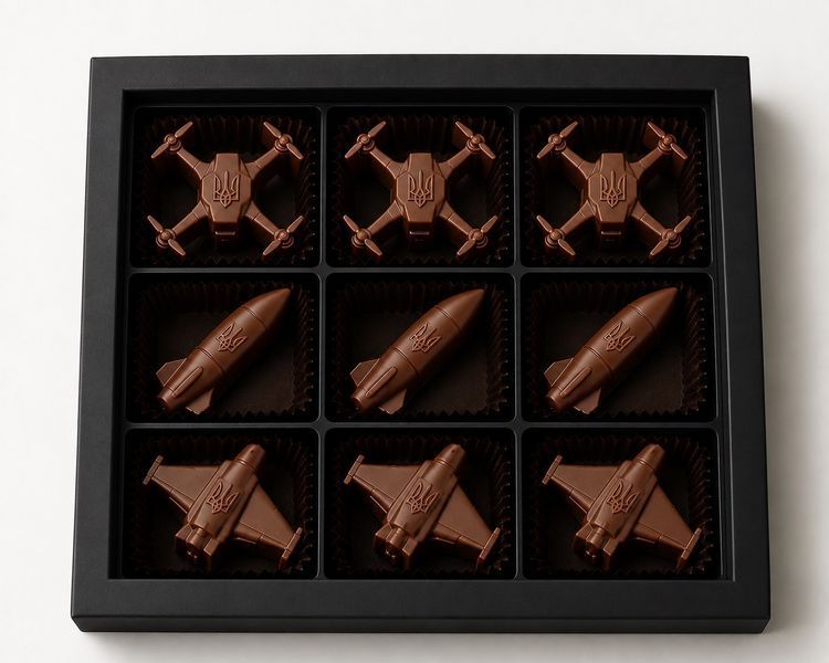 Цукерки у вигляді дронів LAVIVA CHOCOLATE Brand UA-0333-24 фото
