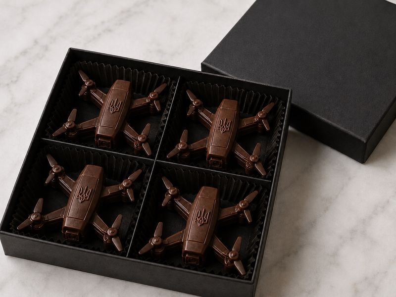 Конфеты в виде дронов LAVIVA CHOCOLATE Brand UA-0333-24 фото