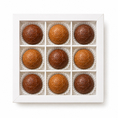 Цукерки шоколадні з начинкою LAVIVA CHOCOLATE Орнамент, 200г UA-0611-1 фото