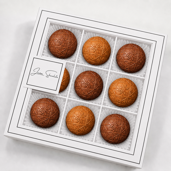 Цукерки шоколадні з начинкою LAVIVA CHOCOLATE Орнамент, 130г UA-0611-1 фото