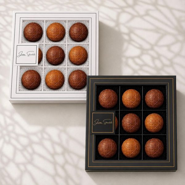Цукерки шоколадні з начинкою LAVIVA CHOCOLATE Орнамент, 130г UA-0611-1 фото