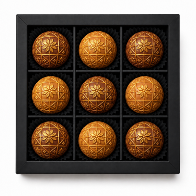 Цукерки шоколадні з начинкою LAVIVA CHOCOLATE Орнамент, 130г UA-0611-2 фото