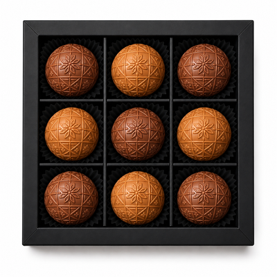 Цукерки шоколадні з начинкою LAVIVA CHOCOLATE Орнамент, 200г UA-0611-2 фото