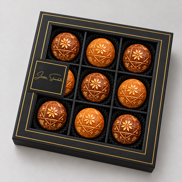 Цукерки шоколадні з начинкою LAVIVA CHOCOLATE Орнамент, 130г UA-0611-2 фото