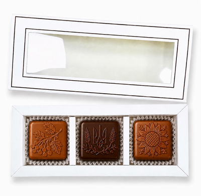 Chocolate candies LAVIVA CHOCOLATE Nation Code, 45g