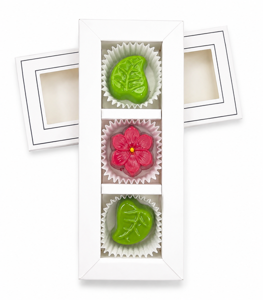 Chocolate candies LAVIVA CHOCOLATE Spring Flowers 3pc, 50г