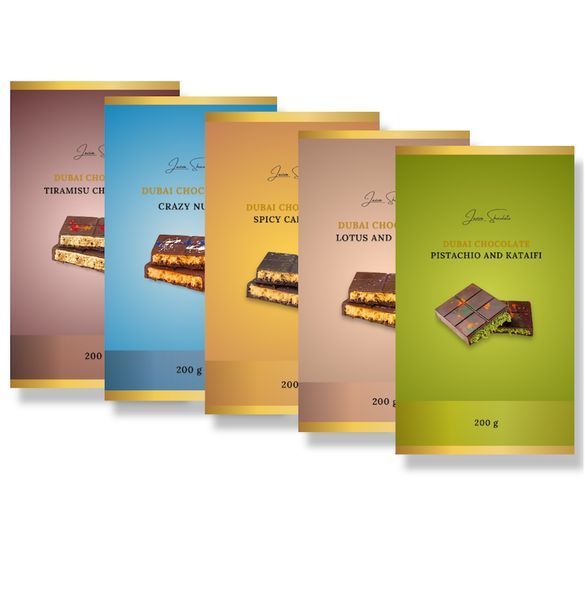 Dubai Chocolate Crazy nuts LAVIVA CHOCOLATE, 200 g