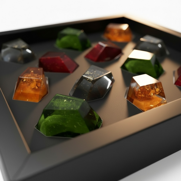 Цукерки шоколадні з начинкою LAVIVA CHOCOLATE Stone 12 шт, 130г UA-0661 фото