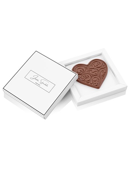 Сердце из молочного шоколада LAVIVA CHOCOLATE  UA-0019 фото