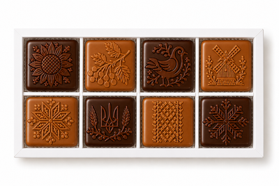 Цукерки шоколадні LAVIVA CHOCOLATE Код Нації, 120г UA-1238 фото