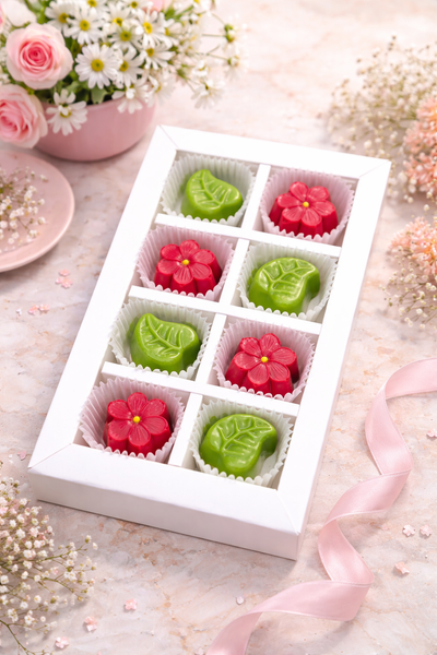Chocolate candies LAVIVA CHOCOLATE Spring Flowers 8 pc, 90г