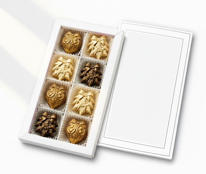 Chocolate candies LAVIVA CHOCOLATE Christmas toys 8 pc , 100g