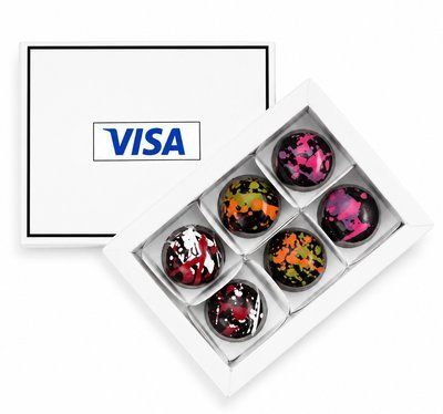 Set of 6 chocolate candies Ukraine Brand