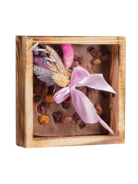 Milk chocolate product LAVIVA CHOCOLATE Mini Flower