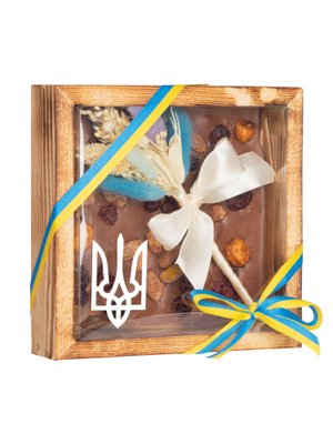 Виріб із молочного шоколаду LAVIVA CHOCOLATE Mini Flower Ukraine UA-0003 фото