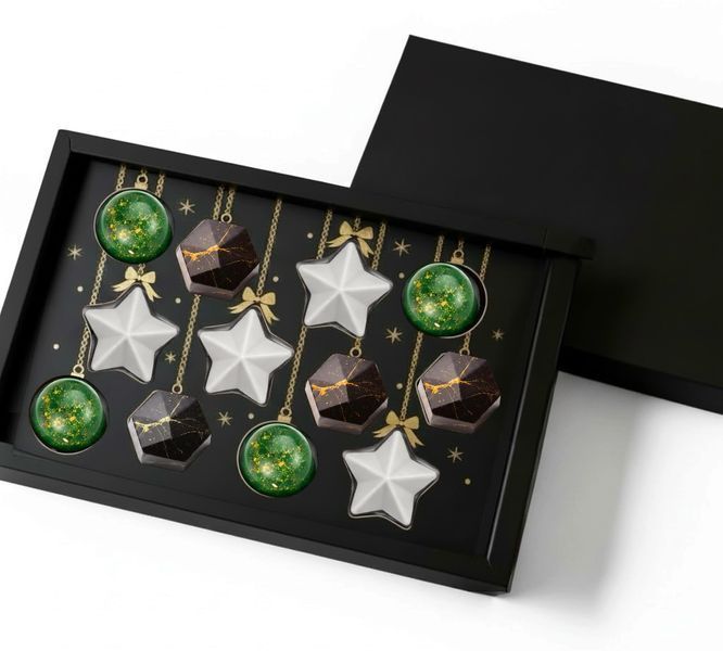 Цукерки шоколадні з начинкою LAVIVA CHOCOLATE Aurora 12 шт, 200г UA-0656 фото