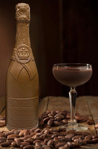 Chocolate champagne