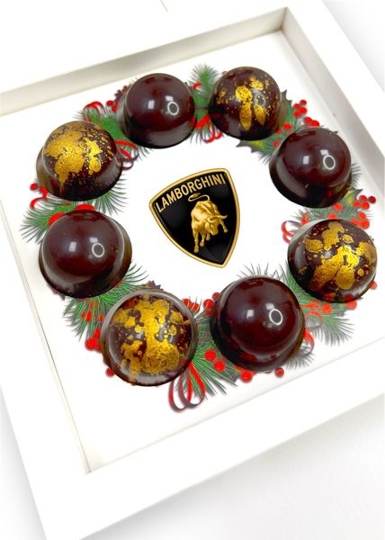 Set of 8 chocolate candies Cristmas Brand