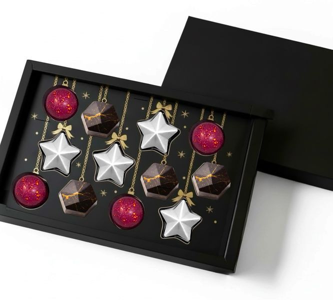 Конфеты шоколадные с начинкой LAVIVA CHOCOLATE Aurora 12 шт, 200г UA-0655 фото