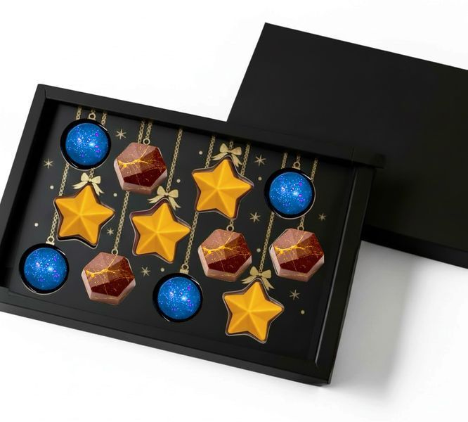 Конфеты шоколадные с начинкой LAVIVA CHOCOLATE Aurora 12 шт, 200г UA-0655 фото