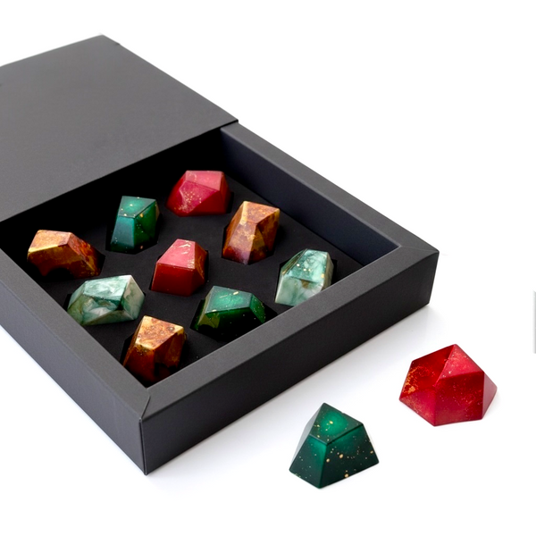 Цукерки шоколадні з начинкою LAVIVA CHOCOLATE Stone 9 шт, 100г UA-0653 фото