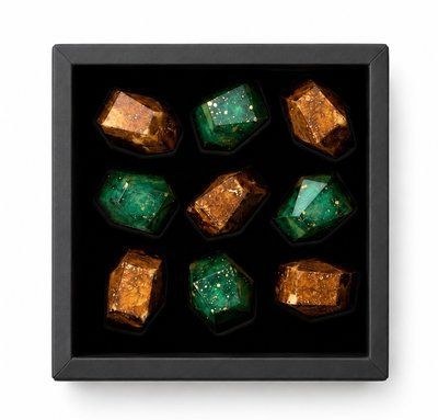 Цукерки шоколадні з начинкою LAVIVA CHOCOLATE Stone 9 шт, 100г UA-0652 фото
