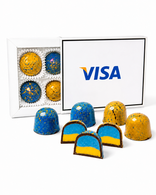 Set of 6 chocolate candies Ukraine Brand