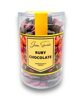 Шоколад фруктовий Ruby & Dark chocolate, 160г UA-0074 фото