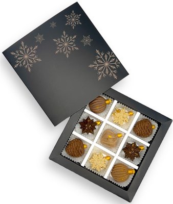 Конфеты шоколадные LAVIVA CHOCOLATE Новогодние игрушки, 100г UA-0285-1 фото