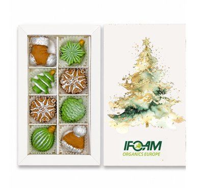 Set of 8 chocolate candies Cristmas Brand