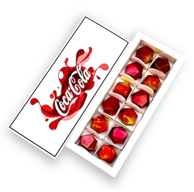 Set of 12 chocolate candies Brand