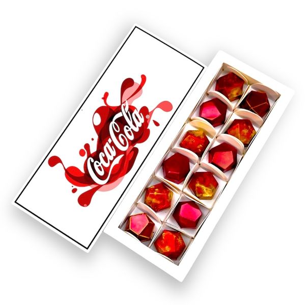 Set of 12 chocolate candies Brand