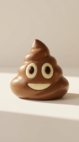 Шоколадна какашка Emodji LAVIVA CHOCOLATE, 60г UA-0314 фото