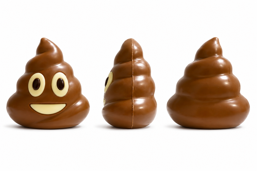 Шоколадна какашка Emodji LAVIVA CHOCOLATE, 60г UA-0314 фото