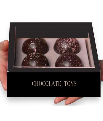 Chocolate boombs with marshmello LAVIVA CHOCOLATE in box, 200 g